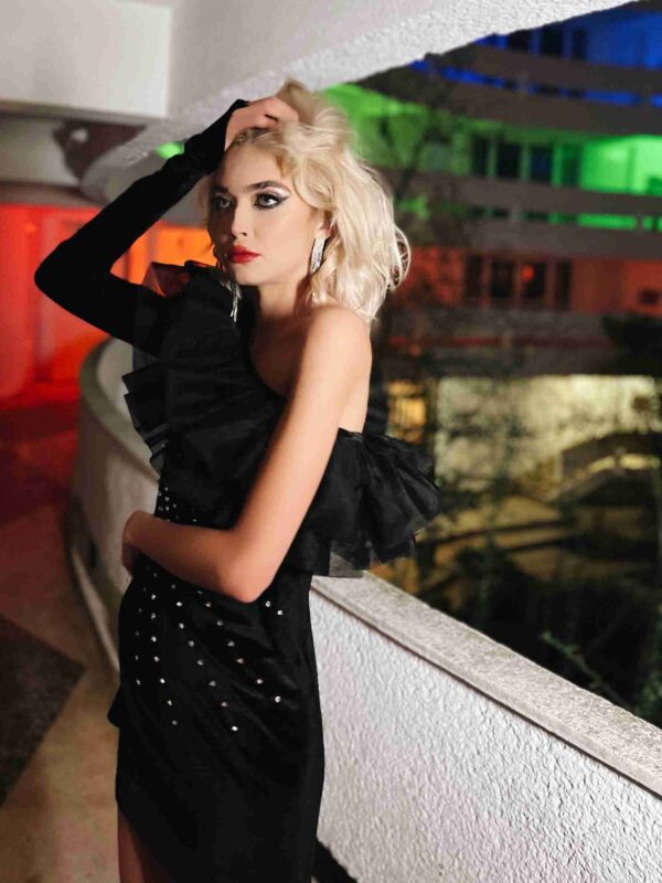 KRYSTAL VELVET DRESS