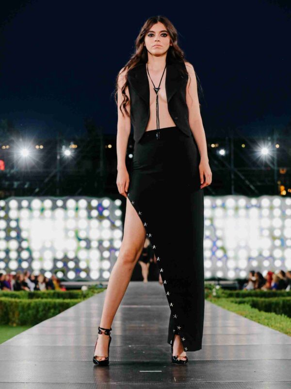 SKY ASYMETRIC SKIRT